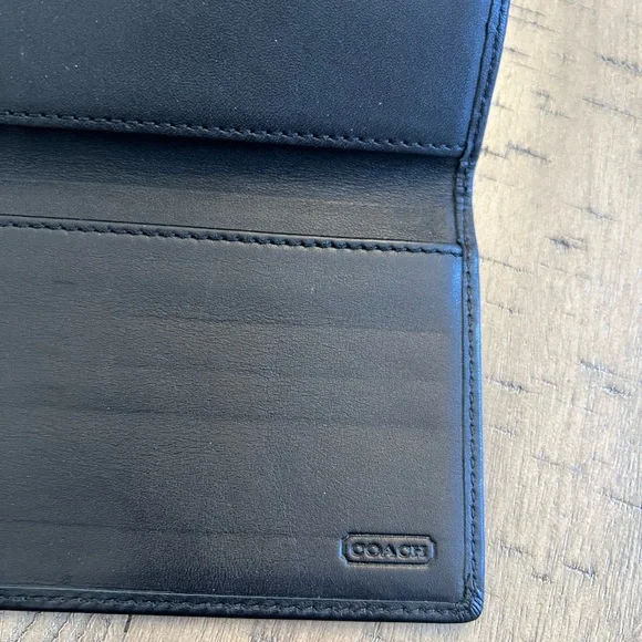 Vintage Coach Checkbook Wallet - Picture 6 of 7